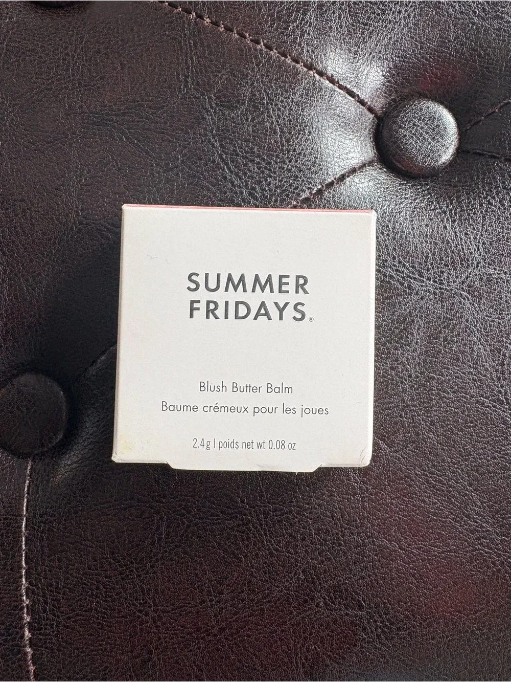 Summer Fridays Cream Blush Butter — Coral Pink